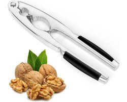 SnelShoppen - Duurzame Metalen Walnootkraker met Antislip Handgreep voor Pecans, Walnoten, Amandelen, Hazelnoten en Pistachenoten - Ideaal voor Keuken