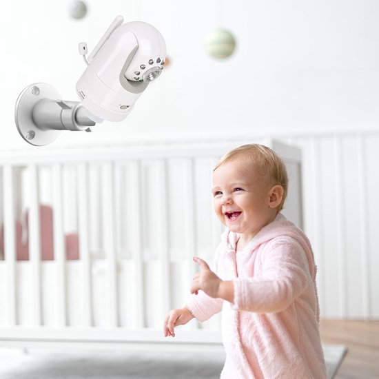Verstelbare Wandhouder - Met 1/4-inch schroef, compatibel met: Geschikt voor Ring (zonnepaneel, deurbel), Geschikt voor Eufy camera, Geschikt voor Arlo Ultra 2 en stick-up camera，Robuust en betrouwbaar van Merkloos — afbeelding 2
