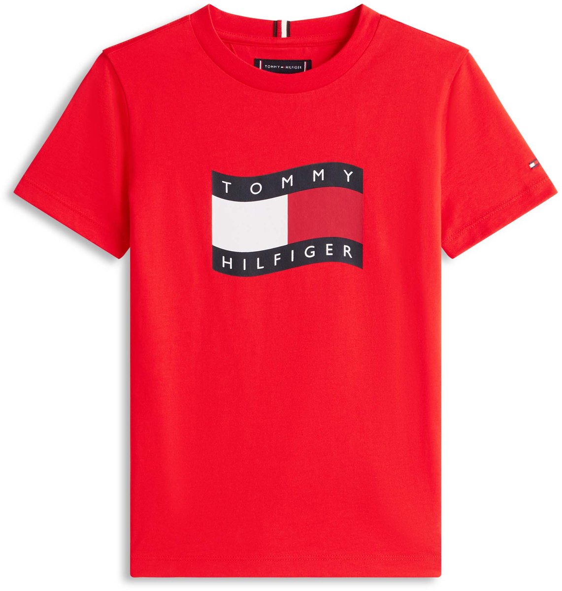 T-Shirt Tommy Hilfiger Wavy Flag - Fashion Wear - Kinderen