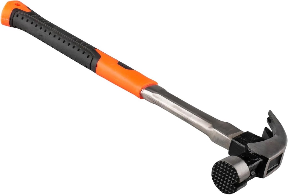 Hamer met klauw en TPR antislip handvat voor reparatie en onderhoud van woningen, sterk magnetisch voor spijkers en veelzijdig gebruik