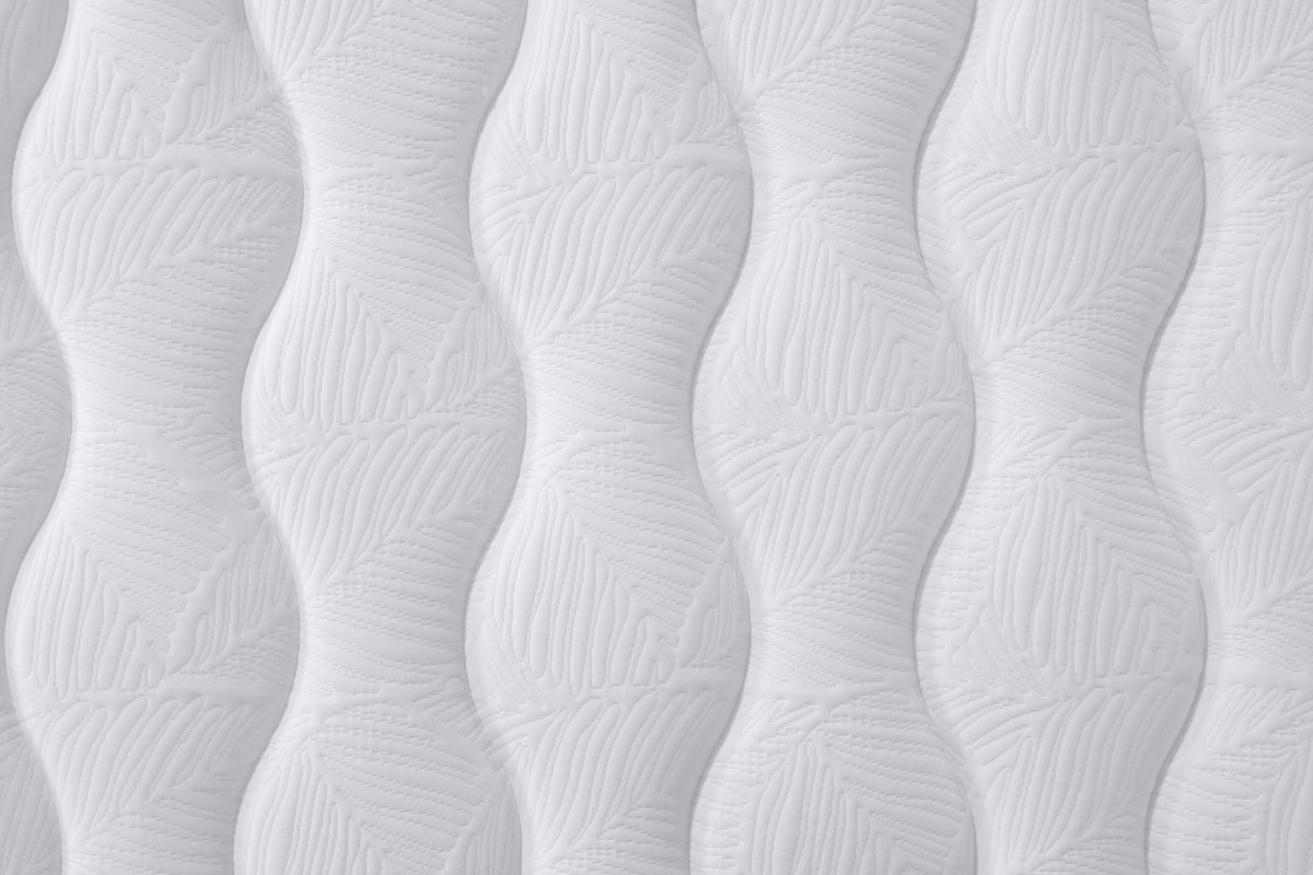 Matras 90x200 cm - Pocketveringmatras met H3 Ligcomfort en Ergonomische Drukverlaging - Rolmatras voor Eenpersoonsbed - Stof - Wit