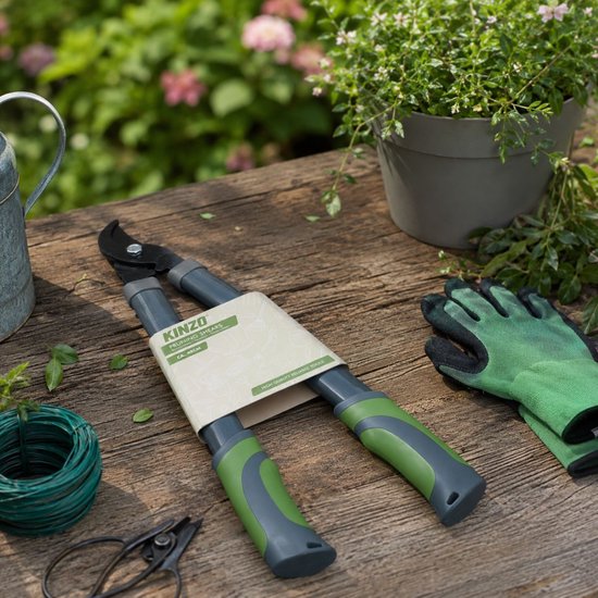 Kinzo Snoeischaar Telescopisch - Tuinschaar met Ergonomische Handgreep - Geschikt voor Takken, Struiken en Heggen - Tuingereedschap voor Precisie Snoeiwerk in de Tuin van Kinzo — afbeelding 3