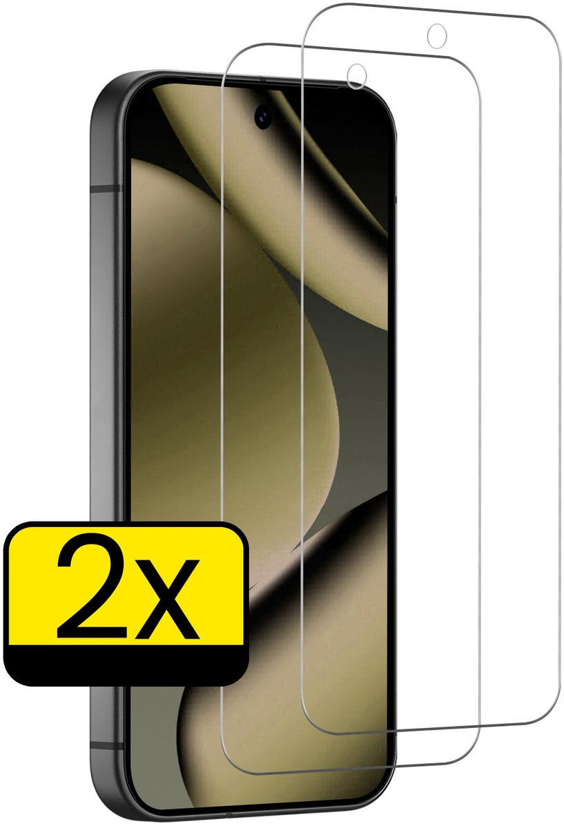 Screenprotector - Geschikt voor Google Pixel 11 Pro - 2 Stuks - Extra Sterk - Beschermglas - Gehard Glas - Tempered Glass - Screen Protector