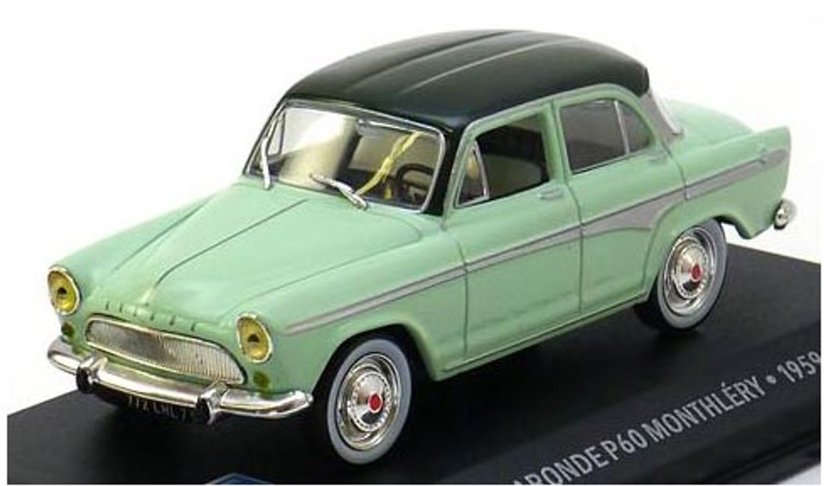 Modelauto Simca Aronde P60 Monthléry 1959 twotone green - Schaal 1:43