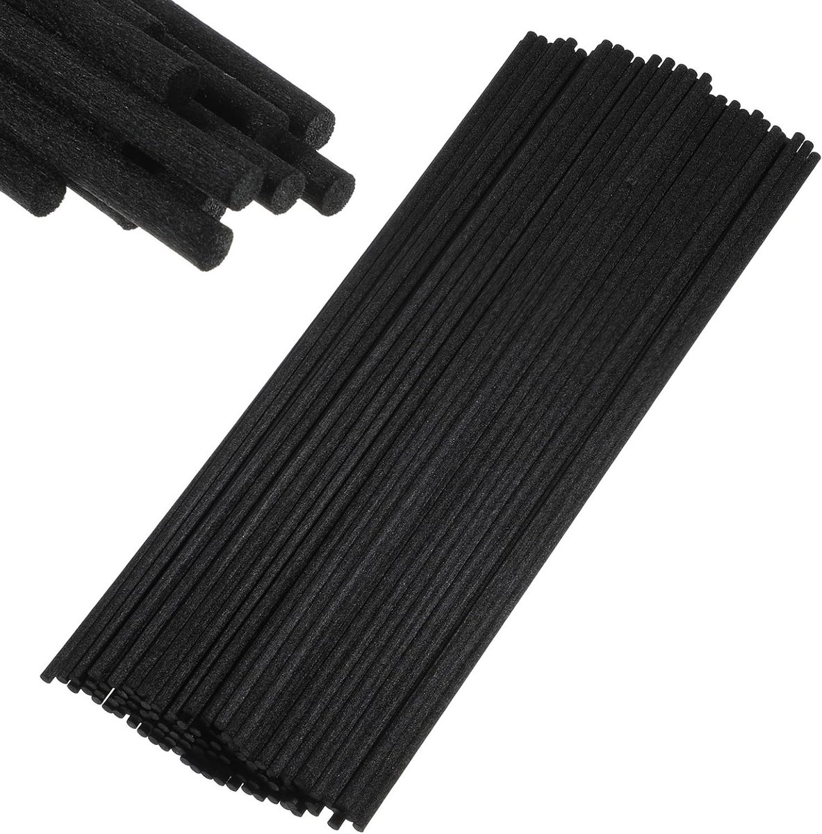 100 rotanstokjes voor kamergeur, 23 cm × 3 mm navulverpakking voor geuroliën, ideaal voor thuis, kantoor en badkamer