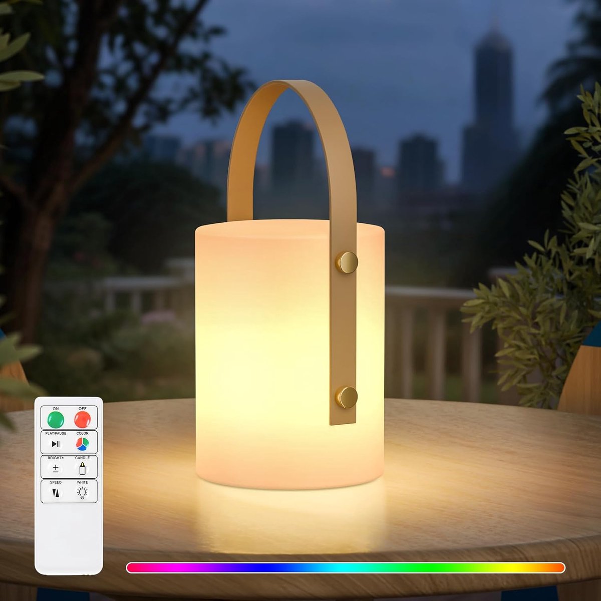 SnelShoppen - Outdoor Tafel Lamp - Waterdichte Tuinverlichting - Energiezuinige LED Buitenlamp - Modern Design - Geschikt voor Tuin, Camping en Feeste