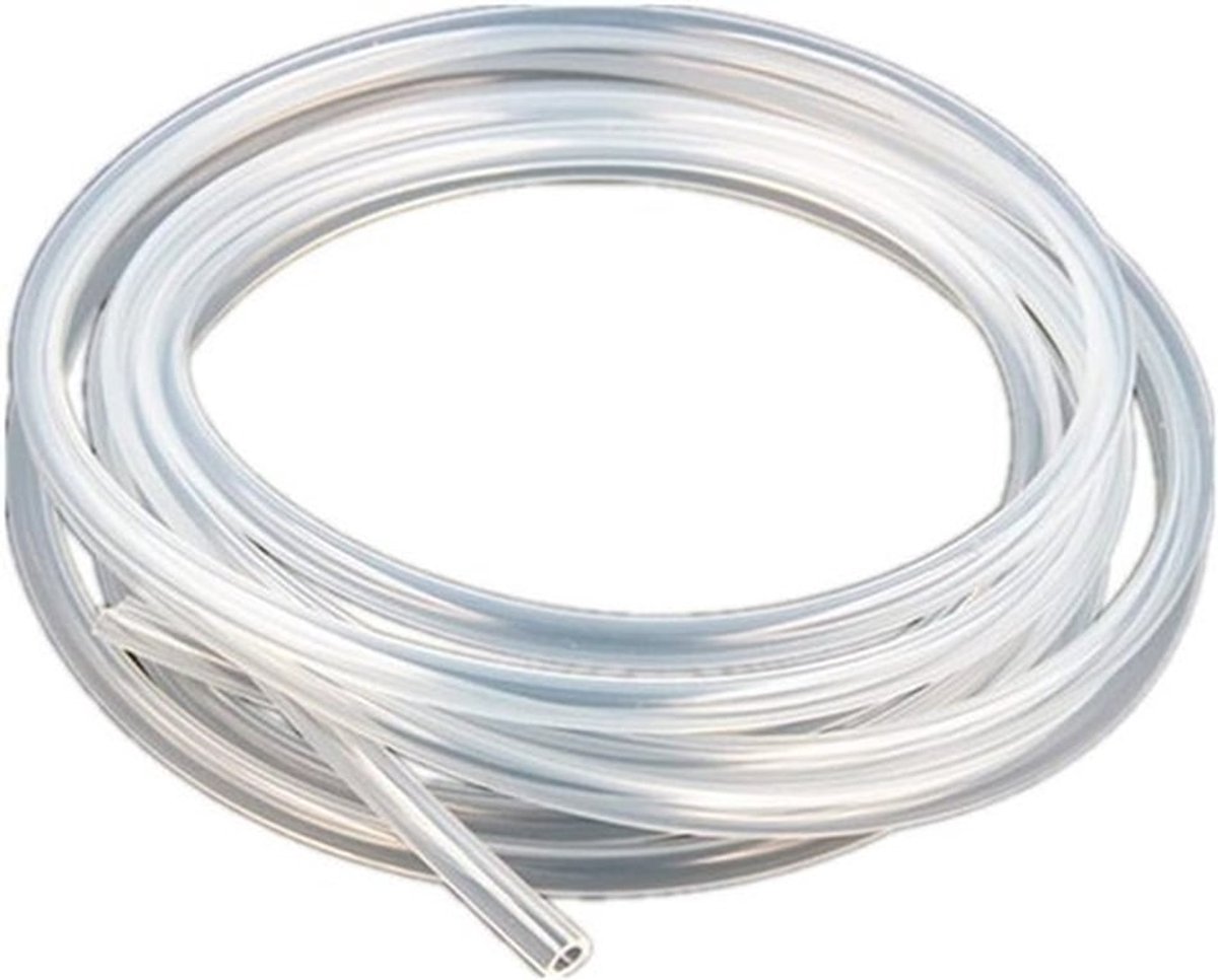 Duidelijke Siliconen Slang 6mm ID x 7mm OD - 5 Meter Lange Voedselveilige Slang voor Luchtpomp en Vloeistofoverdracht