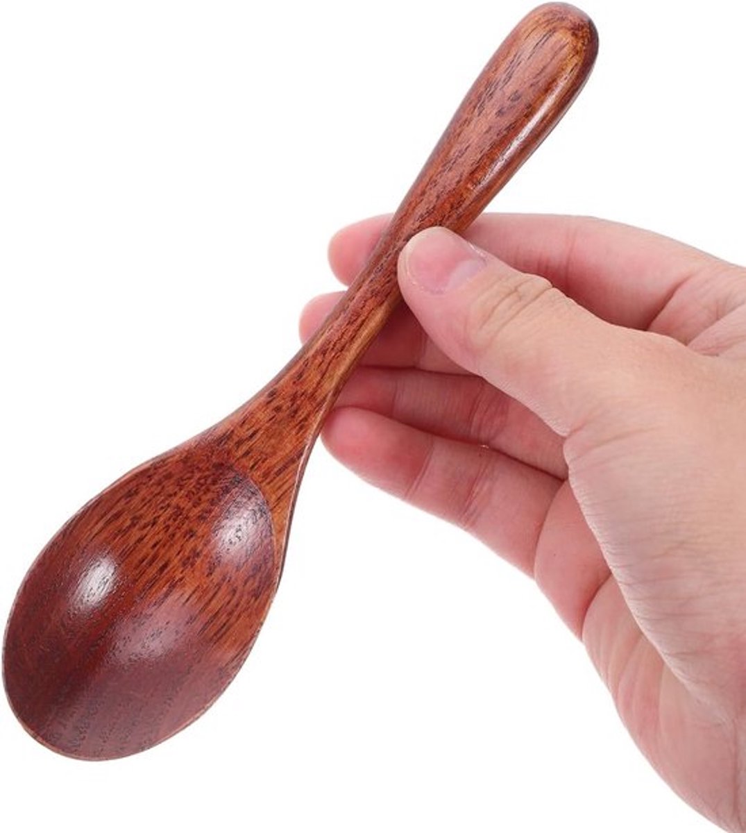 Houten Koffielepels 5 Stuks - Japanse Roerlepel - Ergonomisch Handvat - Lichtgewicht - Authentieke Stijl - Voor Koffie/Thee - Theelepels
