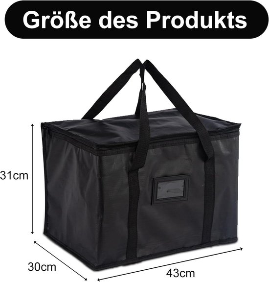 Thijox - Koeltas 40 liter, opvouwbare picknicktas, herbruikbare isolatietas, lekvrij, waterdicht, draagbare boodschappentas voor outdoor, reizen, BBQ, van Thijox — afbeelding 3