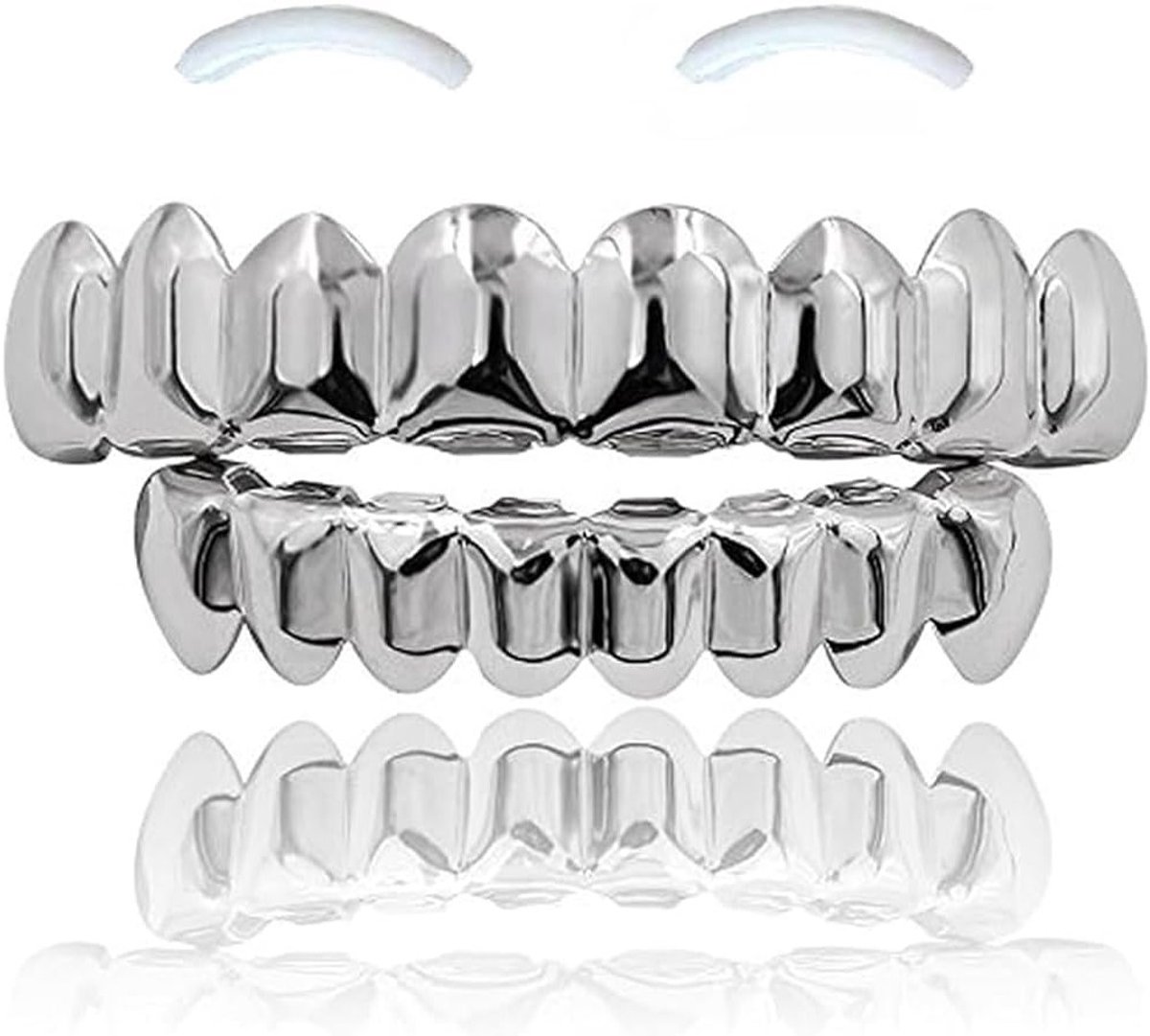 Gouden Tanden Set voor Mannen en Vrouwen - Dental Grills voor Cosplay, Halloween en Feestjes