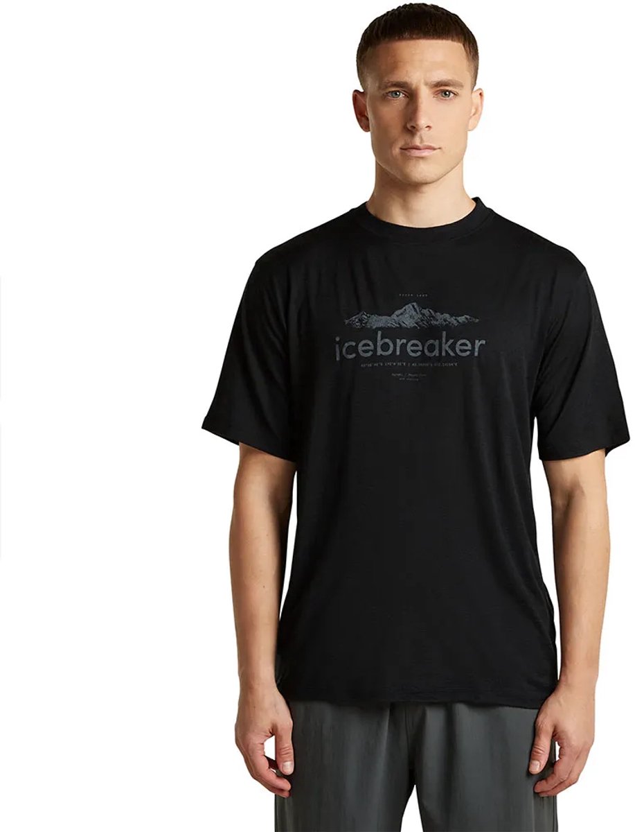 Icebreaker 150 Tech Lite Relaxed T-shirt Met Korte Mouwen Zwart M Man