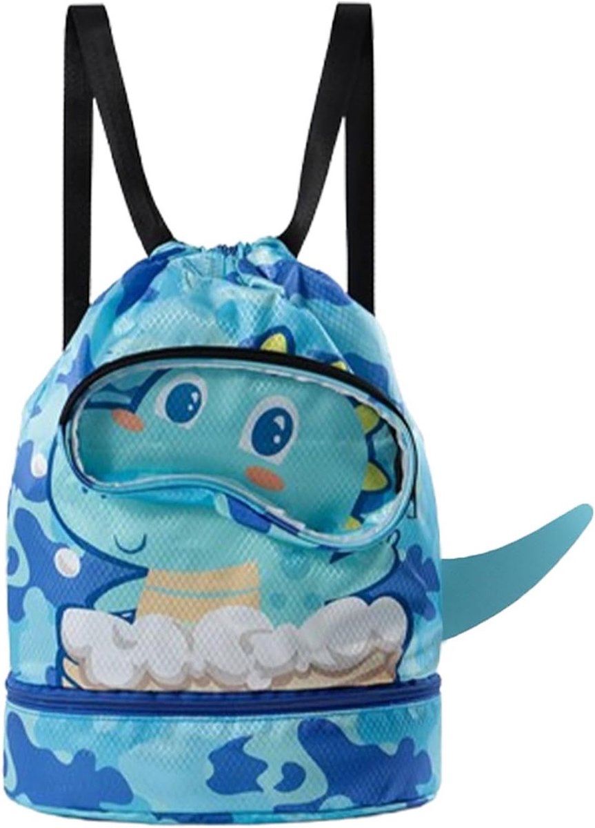 Kinder Zwemtas - Sporttas Kinderen - Strand en Zwembad - Droge Natte Scheiding - 36 x 25 x 13 cm