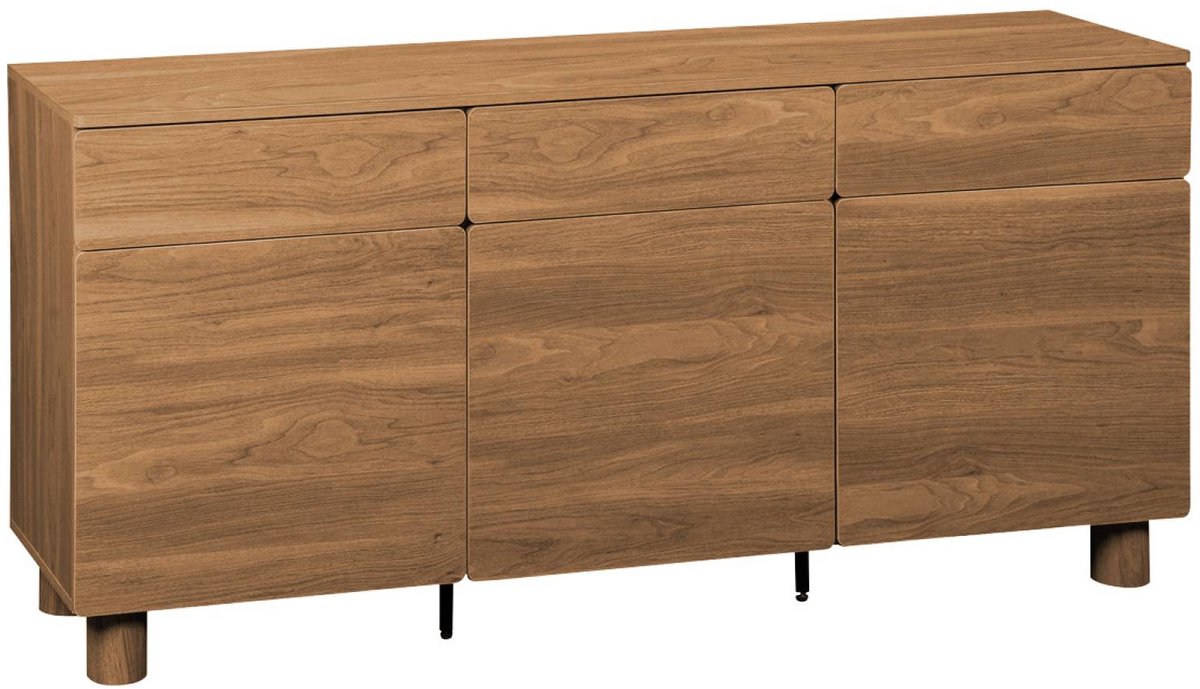 sweeek - Dressoir met 3 lades en 3 deuren houtdecor - ayana