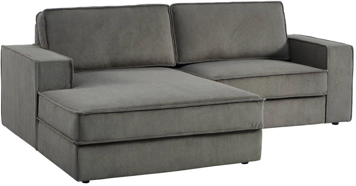 sweeek - Linker hoekbank corduroy met 3 zitplaatsen - chill