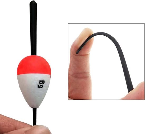 14-delige Set Harde Schuim Vissen Floats - Rood & Wit Snap-on Bobbers voor Crappie, Panfish en Walleye Visserij — afbeelding 4