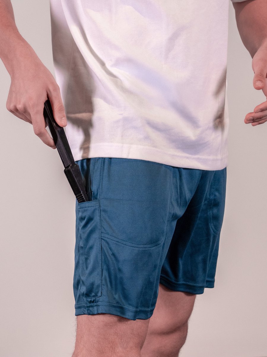 Festishorts Ocean Blue maat L