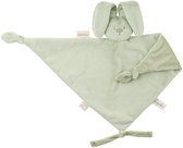 Nattou Lapidou Baby Knuffeldoekje - 65 x 40 cm - Doudou Konijn - Baby Cadeau - Lindengroen