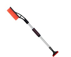 Sneeuwschuiver Auto - Sneeuwschep - Snel Sneeuw Vrijmaken - Uittrekbare Handgreep - 65-85 cm - Rood