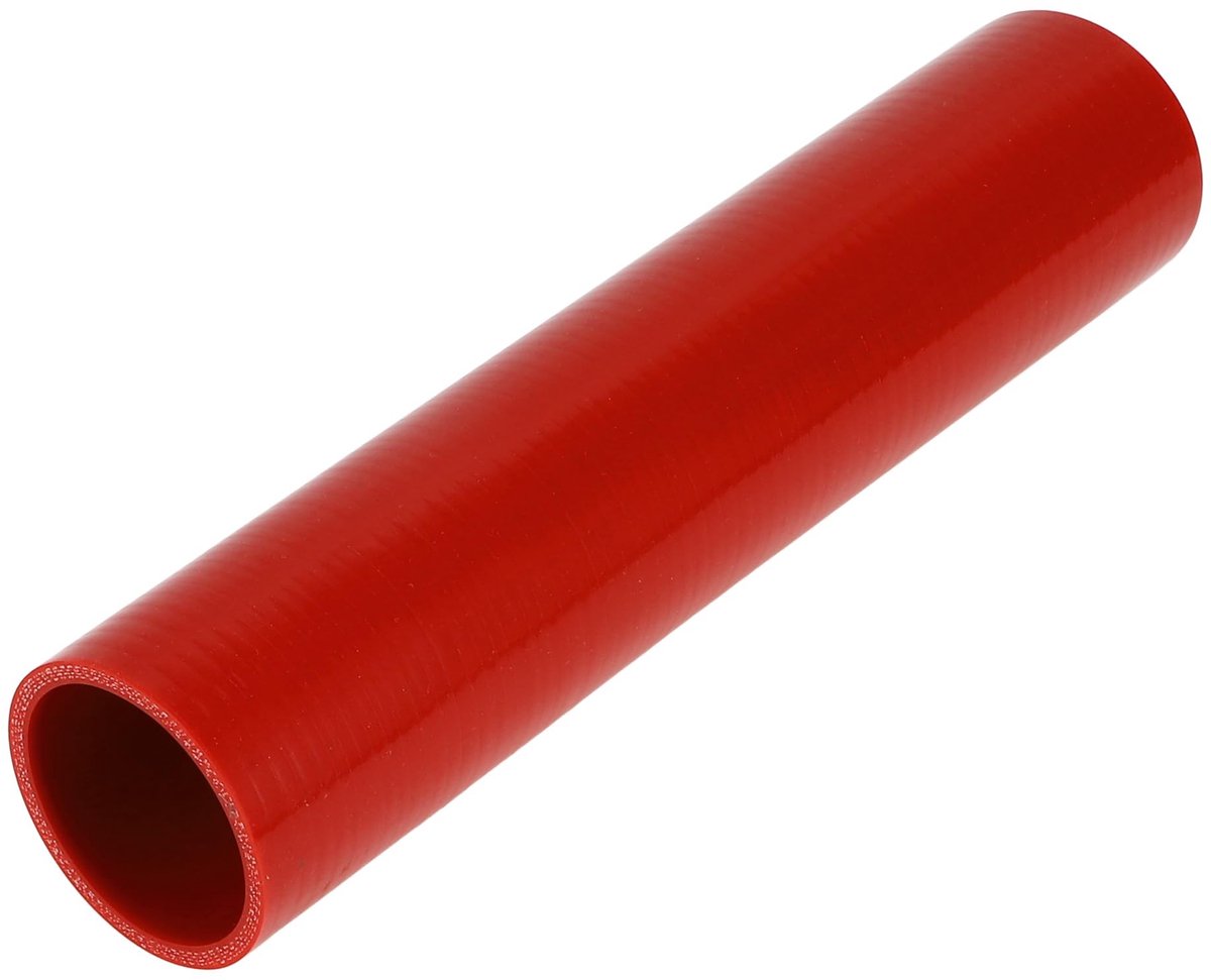 Solidchoice- Siliconen Koelslang 300 mm - Binnendiameter 57 mm - Rood - Meerlaags Geweven - Temperatuurbestendig tot 300℃ - Geschikt voor Koelvloeistof