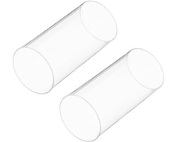 Solidchoice- Plastic Buis 6 Inch - Doorzichtige Acryl Buis - Ronde Polycarbonaat Buis - Voor Sanitair/Hydrauliek/Aquarium - 2 Stuks - Hoge Transparantie