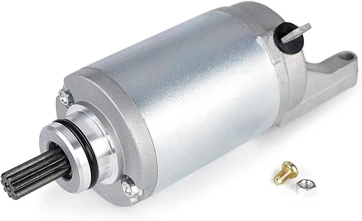 Elektrische Startmotor - Motor Starter - Motor Starten - Hoge Betrouwbaarheid - 1.14 Kilogram - Zilver
