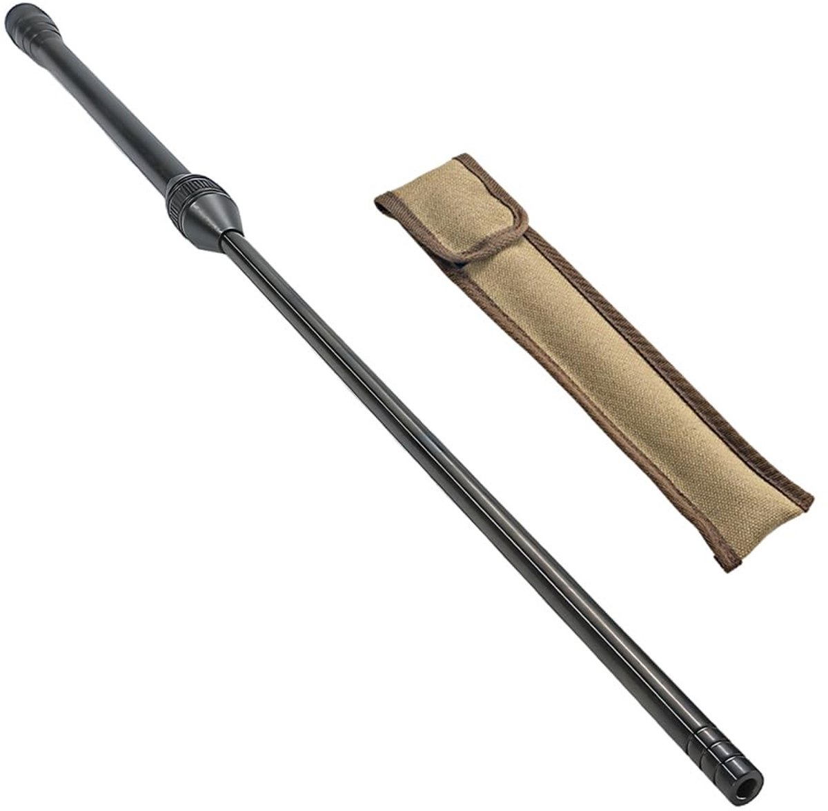 Dailygoods- Brandblazende Stok Roestvrij Staal - Compacte Brandstarter - Draagbare Stok - Anti-slip Connector - Voor Kamperen/Wandelen - Hoge Temperatuur Bestendig - Vuurstarter
