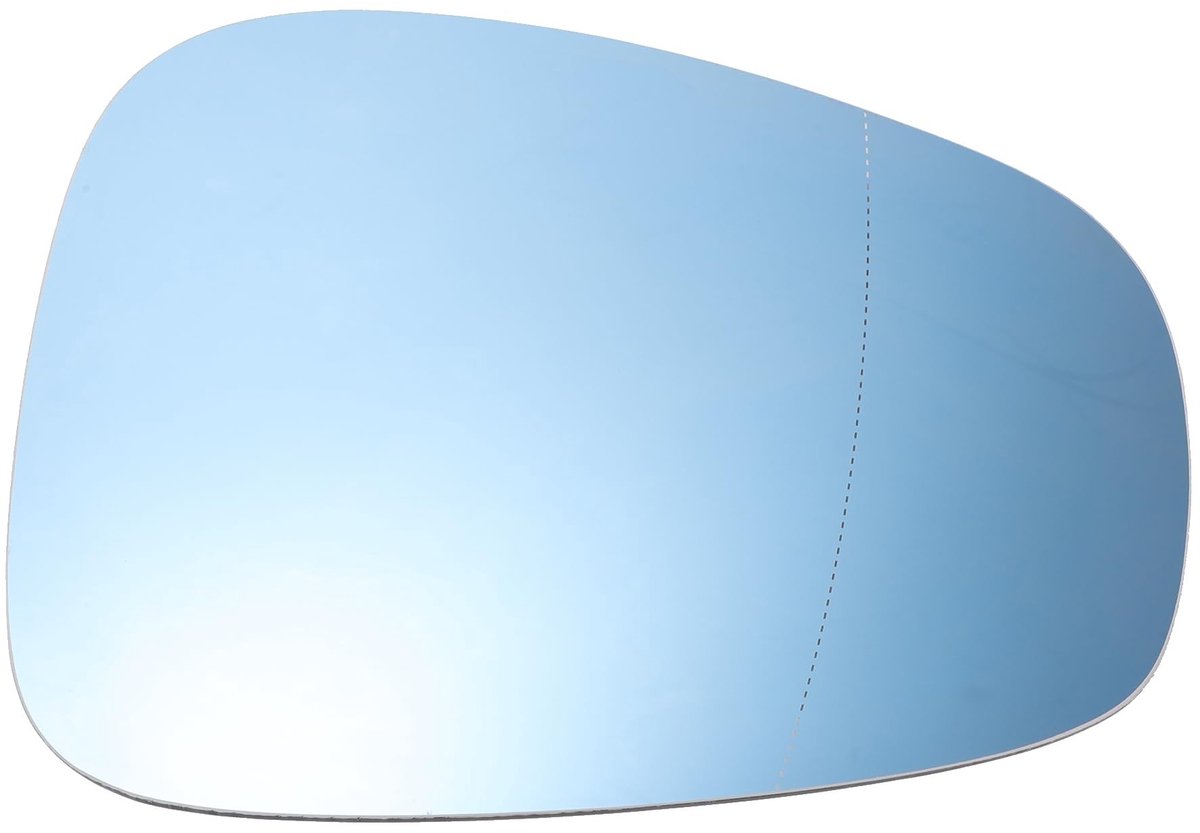 Dailygoods - Buitenspiegel Rechts - Vervangend Glas - Verwarmd - Blauw - Aspherisch - Geschikt voor Alfa Romeo Giulietta - 2010-2021