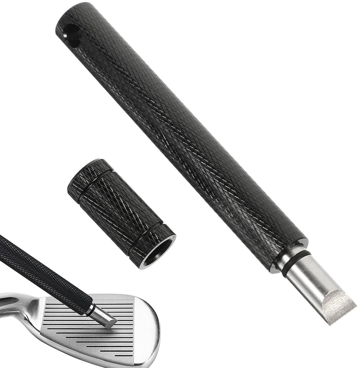 Dailygoods- Groefslijper Stevig Materiaal - Golfclub Groefreiniger - Antislip Handvat - Lichtgewicht - Draagbaar - Verbeterde Backspin - Golfclubreiniger