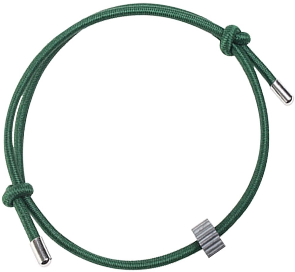 Dailygoods- Auto-raambreker Upgrade - Wolfraamcarbide Armband - Elastische Kabel - Universeel - Minimalistisch - 14-26 cm Instelbaar Draagbaar Bereik - Noodarmband