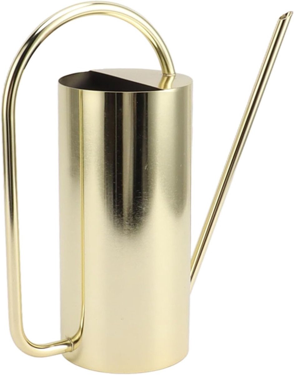 Grote RVS Gieter met Lange Tuit voor Binnen en Buiten - 1500ml Capaciteit, Tuinaccessoires en Plantenverzorging