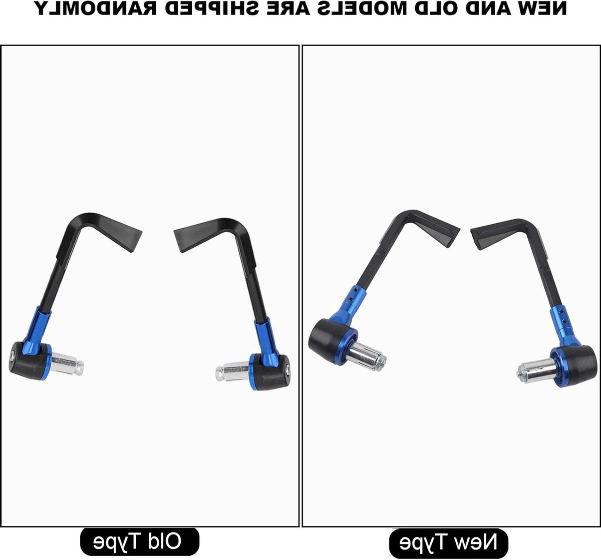 Universele CNC Motorfiets Handbescherming en Remhevel Bescherming voor 22mm Stuur (Blauw) - Veiligheid, Duurzaamheid, Comfort