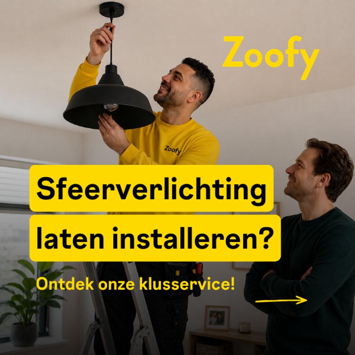 Sfeerverlichting installeren - Door Zoofy in samenwerking met Bol - Installatieafspraak gepland binnen 1 werkdag.