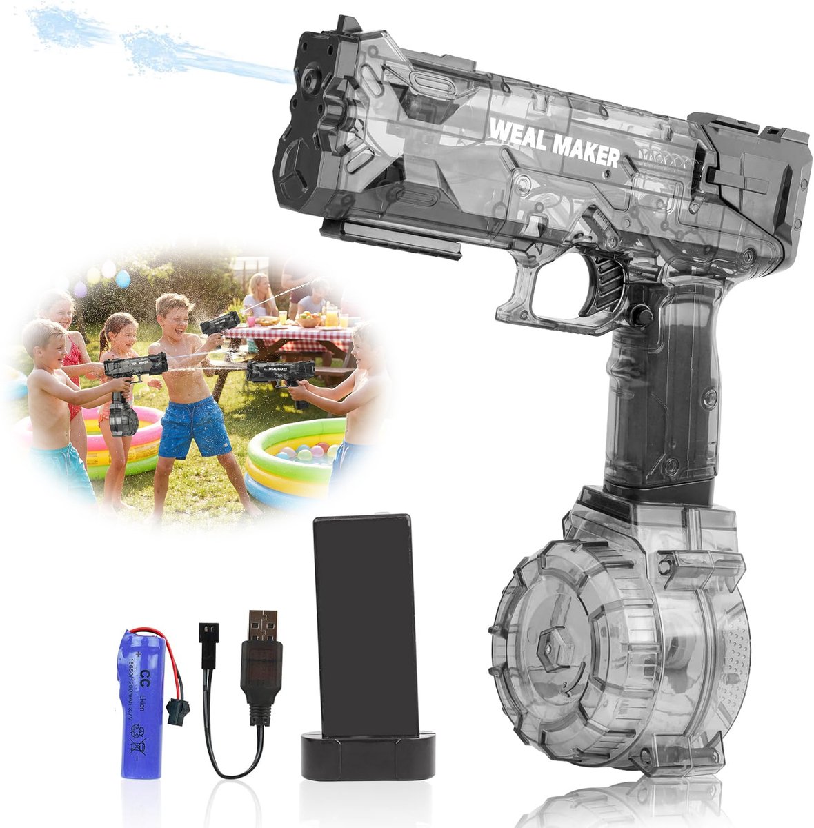 Elektrisch Waterpistool - Krachtige Waterpistolen Voor Volwassenen En Kinderen - Automatisch Waterpistool - Waterpistool Met Groot Bereik