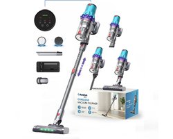 Avalue 3-in-1 Stelstofzuiger Draadloos – 300W – 32000Pa Zuigkracht – 60 Minuten – 4 Opzetstukken – Zonder Zak – Voor Thuis en Auto