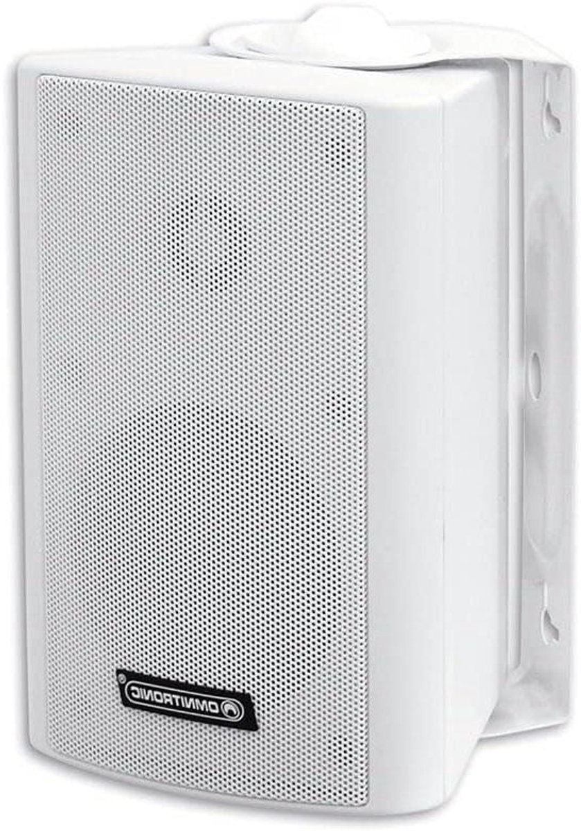 Wandluidspreker - Compacte box - Muziek afspelen - Twee-weg systeem - 17 cm breed - Wit