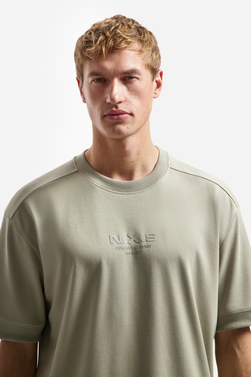 Interlock sweat T-shirt