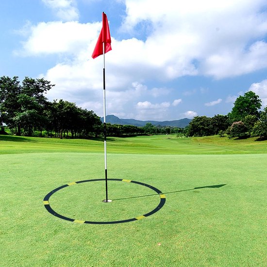 Golf Oefenringen - Chip Doelen - Nauwkeurigheid Verbeteren - Opvouwbaar Ontwerp - 91cm Diameter - Fel — afbeelding 4