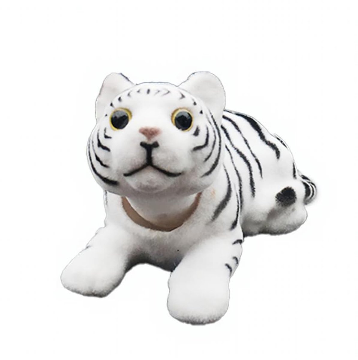 Dailygoods- Bobble Head Tijger - Hars Auto Decoratie - Dashboard Decoratie - Kantoor Decoratie - Lichtgewicht - 10.5x5.5x6.5cm - Auto Ornament