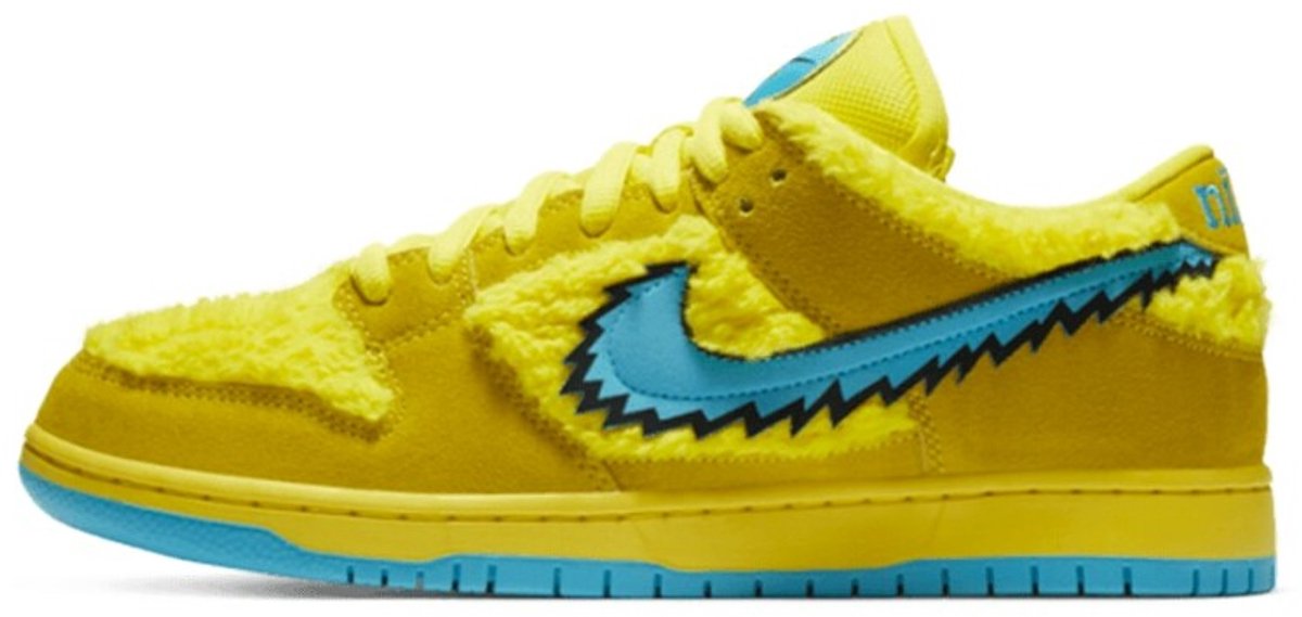 Nike SB Dunk Low Grateful Dead Bears Opti Yellow