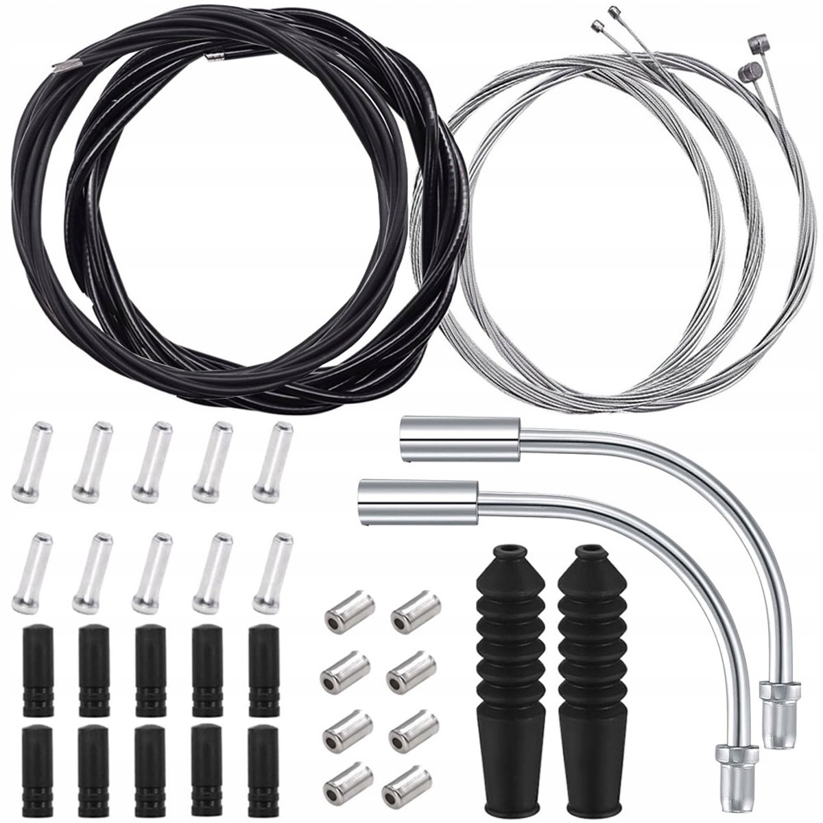 Fiets Kabelset Rem & Versnelling - Compleet met Pancerze & Eindkapjes