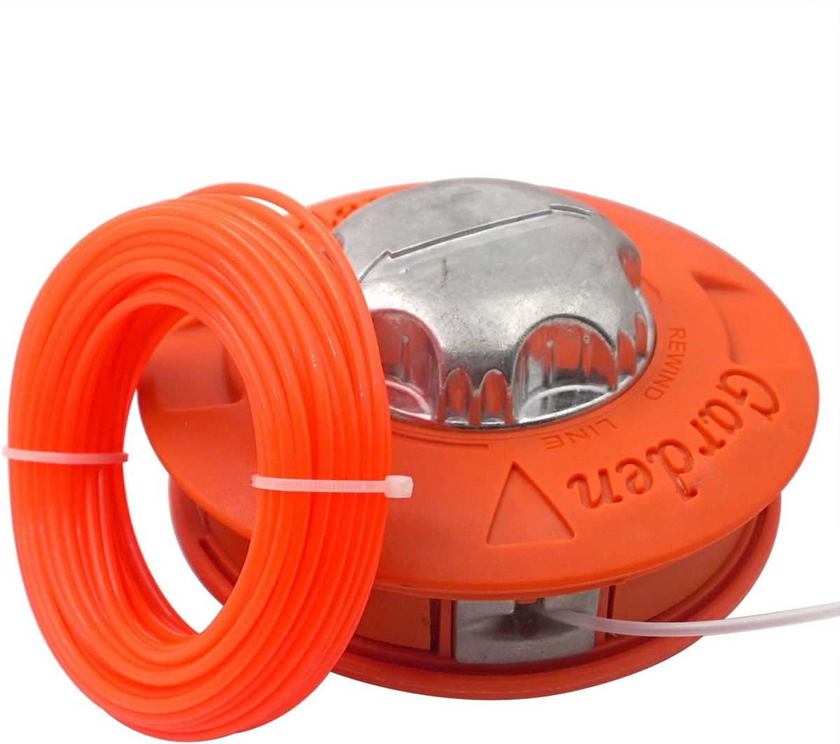 Grastrimmer Vervangende Spoelkop - Oranje - 15 m - Nylon Trimmerlijn - Voor Universele Grastrimmers
