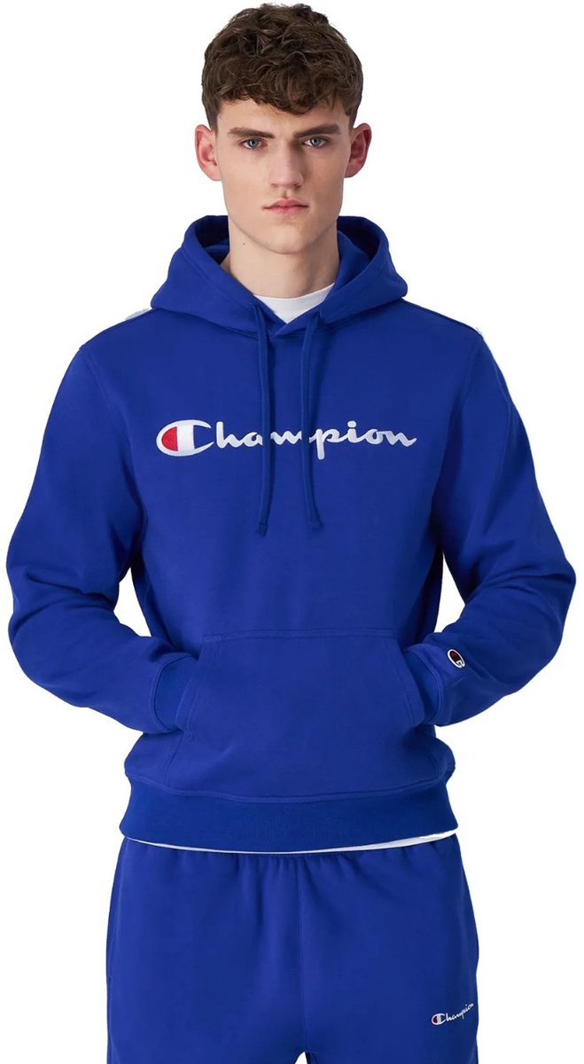 Champion Hooded Sweater Heren Blauw - Maat 2XL