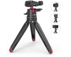 SmallRig - 2664 Tafelstatief met Panoramische Balhoofd – Mini Tripod – 360° Rotatie – Arca-Swiss – Voor Camera, Smartphone en Actioncam