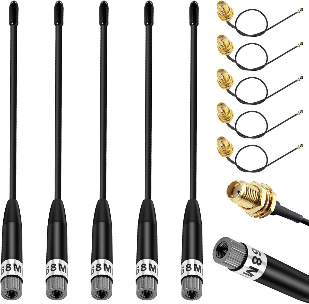 868MHz Antenna 10dBi LoRa Antenna for Meshtastic Long Range, 868MHz Antenna SMA with IPEX Cable, Omni Whip Antenna for - ShopVlot