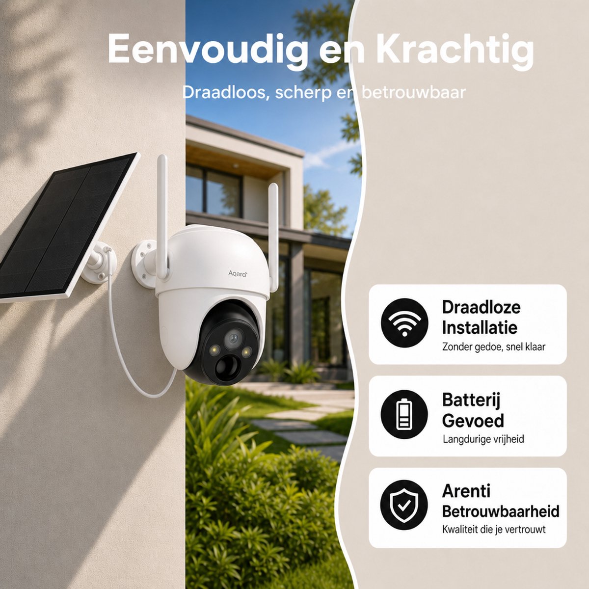Arenti GO2T Beveiligingscamera Buiten 360° Beweegbaar met - afbeelding 3
