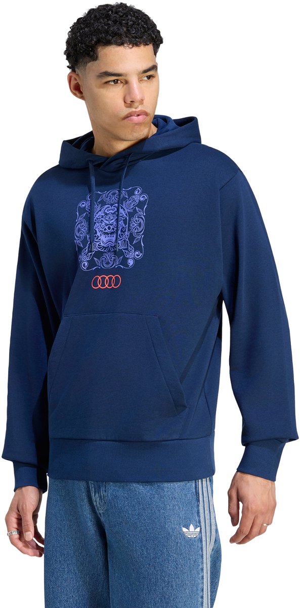 Adidas Performance Audi Revolut F1 Team Singapore Hoodie Heren Blauw