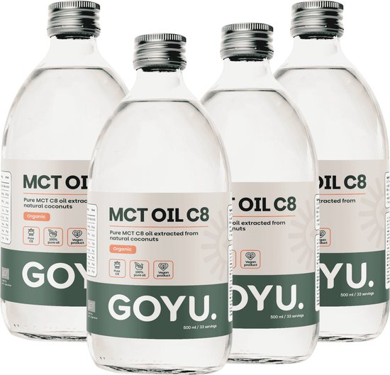 GOYU® - MCT C8 Olie Biologisch Multipack 2000