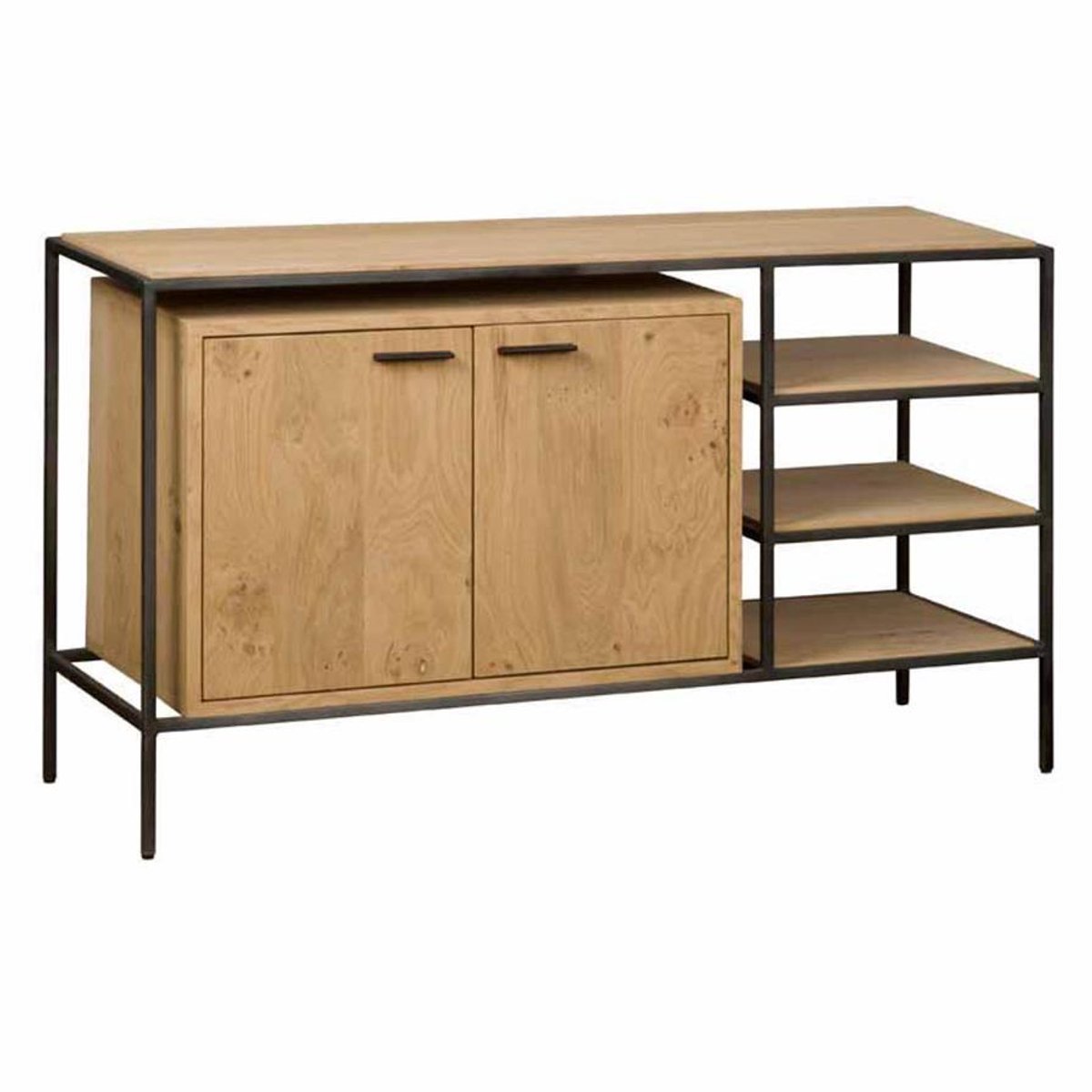 Tower Living Dressoir Pineto - Naturel Hout - 128x40x72cm