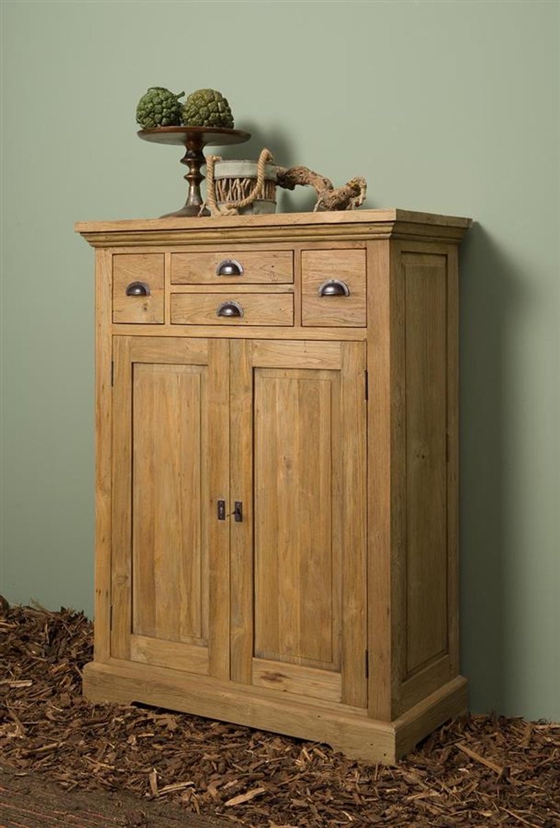 Tower Living Meidenkast Bologna - Bruin Hout - 105x45x130cm