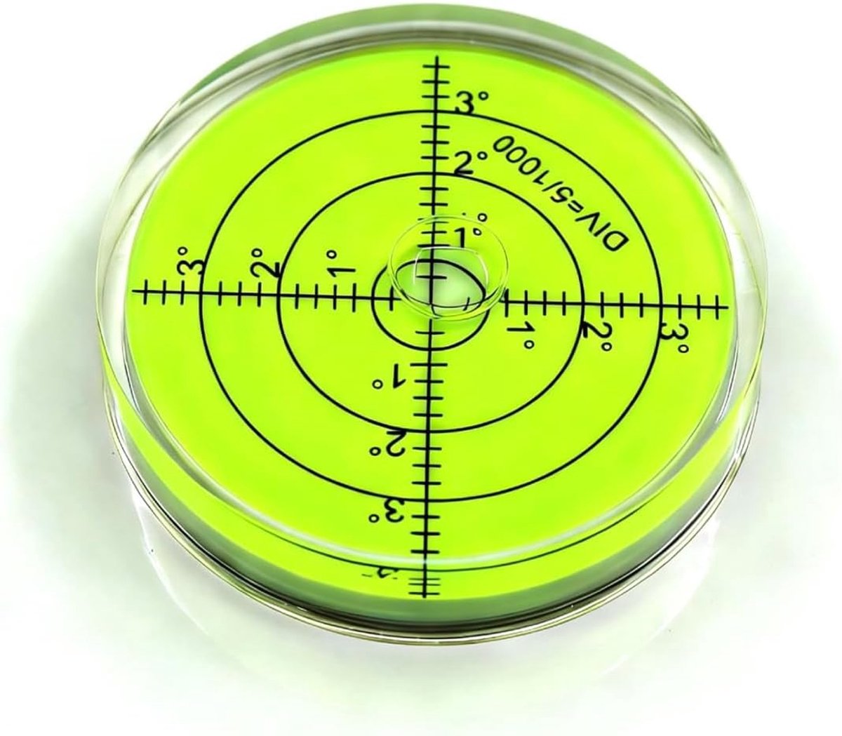 Ronde libel 60 mm - horizontaal waterpasinstrument - schaalverdeling - ideaal voor camera's - ShopVlot